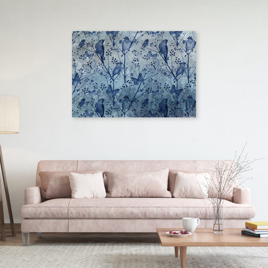 Emaga Obraz na płótnie, Ptaki na gałęziach - 90x60